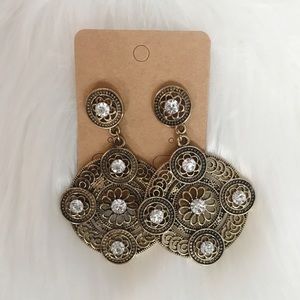 Gold Statement Earrings